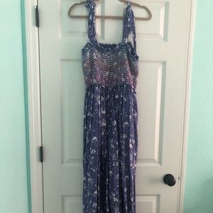 Free People Color my world jumpsuit